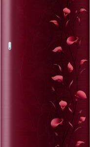 Samsung 192 L Direct Cool Single Door 3 Star Refrigerator  (Tender Lily Red, RR19R111ZRZ/HL)