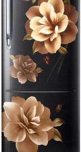 Samsung 212 L Direct Cool Single Door 3 Star Refrigerator with Base Drawer  (Camellia Black, RR22R383ZCB/HL)