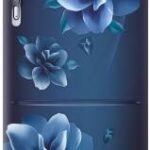 Samsung 212 L Direct Cool Single Door 3 Star Refrigerator with Base Drawer  (Camellia Blue, RR22R383ZCU/HL)