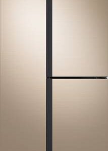 Samsung 689 L Frost Free Side by Side Inverter Technology Star Refrigerator  (Gentle Gold, RS73R5561F8)