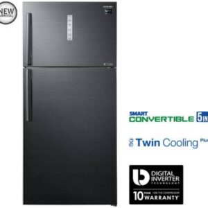 Samsung 670 L Frost Free Double Door 3 Star Refrigerator  (Black Inox, RT65K7058BS/TL)