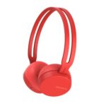 Sony CH400 Bluetooth Headset with Mic  (Blue,Red On the Ear)