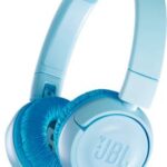 JBL JR300 Wired Headset with Mic  (Blue, On the Ear)