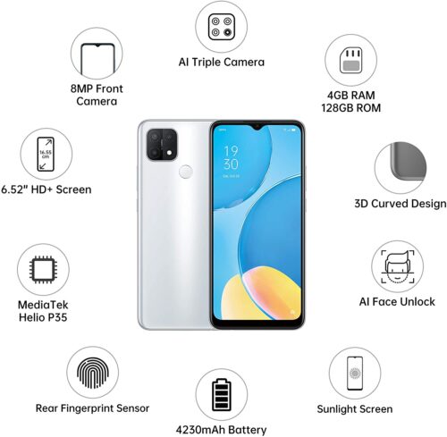Oppo A15s (Fancy White, 4GB, 128GB Storage) - Image 3